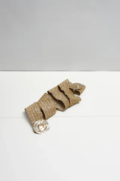 Vintage Lurex Elasticated Belt