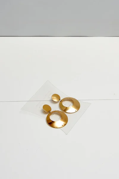 Vintage Gold Tone Dangle Earrings