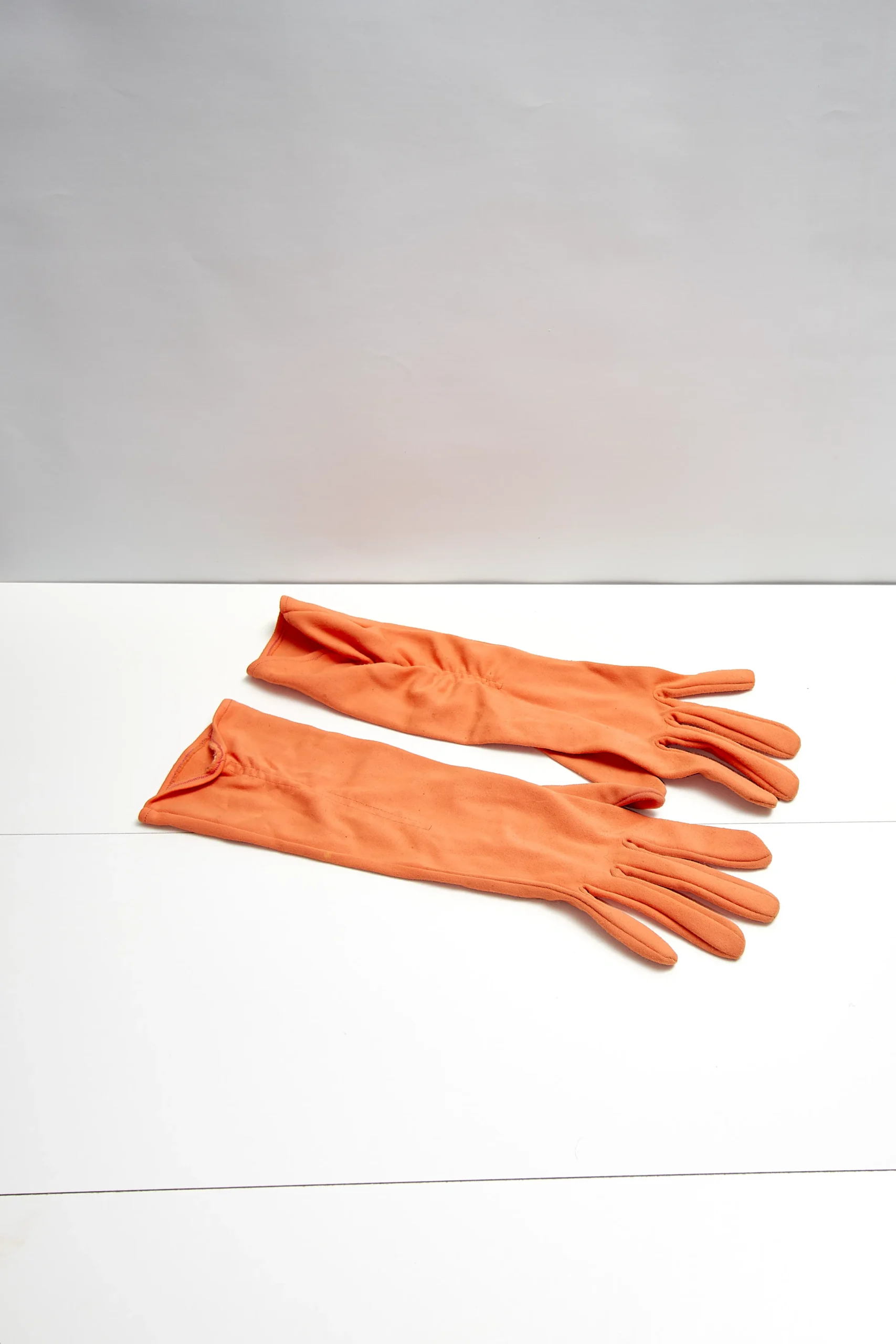 Vintage Orange Gloves