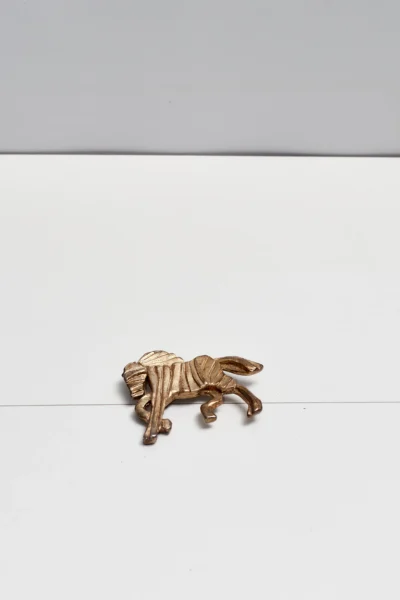 Vintage Modernist Horse Brooch