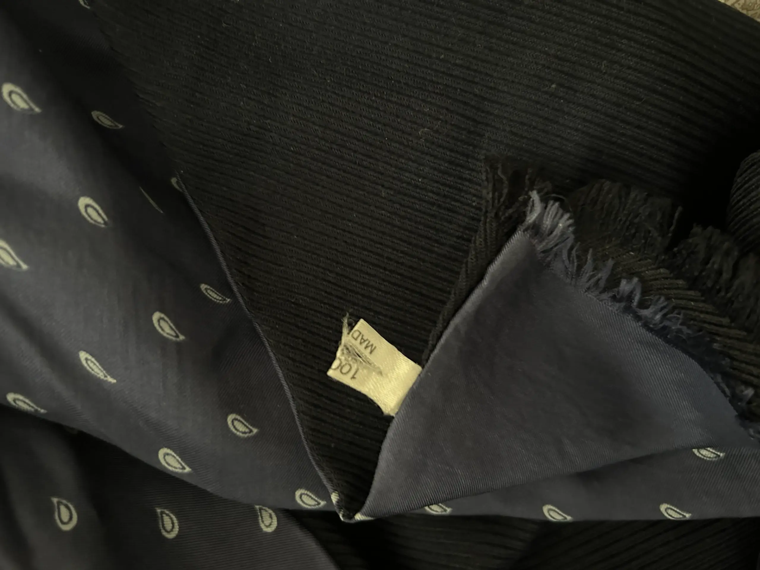 Vintage Mens Silk Scarf - Image 4