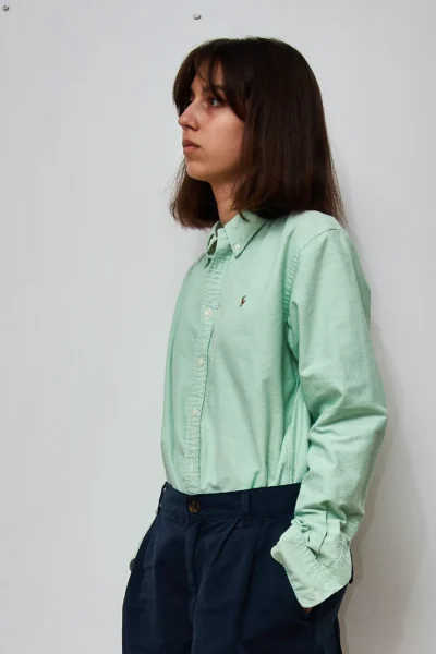 Ralph Lauren Sport Mint Green Shirt size M