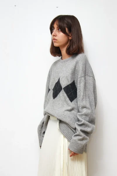 Lambswool Vintage Grey Sweater size XL