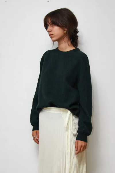 COS Wool Sweater Forest Green size L