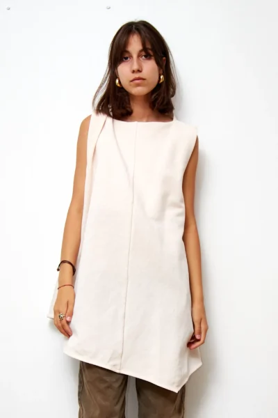 COS Asymetric Top Light Pink size L