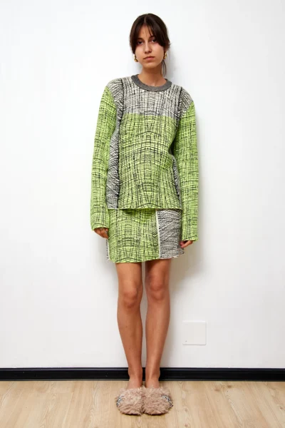 Kenzo Knit Set with Sweater and Skirt size L