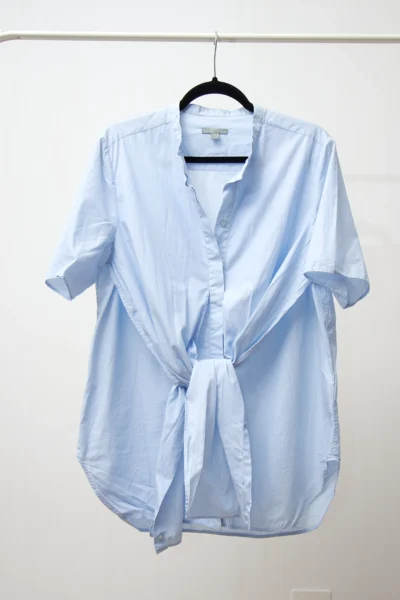 COS Short Sleeve Blue Shirt size EU 44