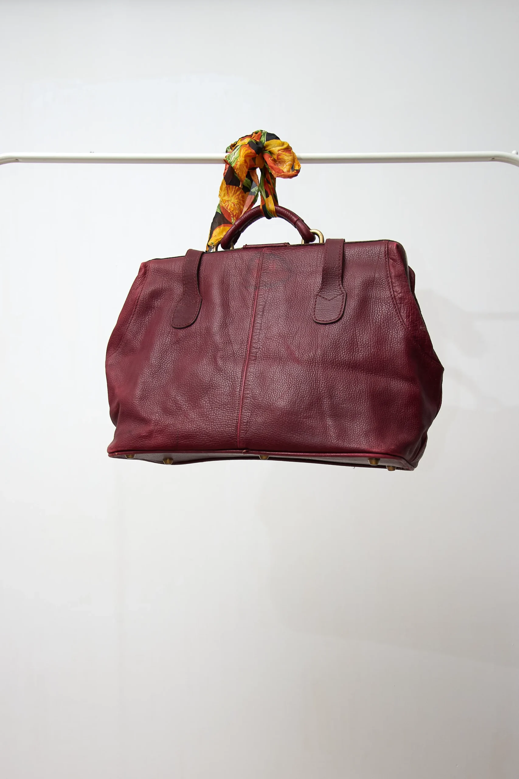 MCM Vintage Leather Travel Doctor's Bag - Image 3